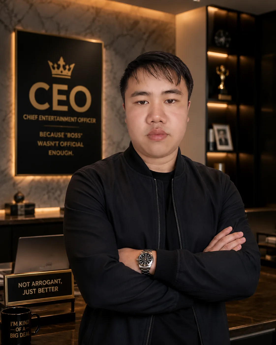 在办公室里的尹志豪